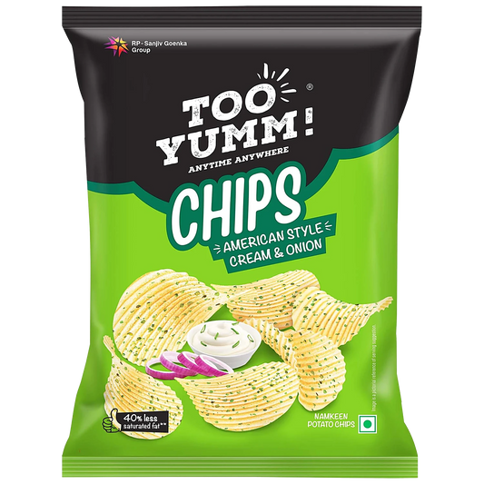 Too Yumm! American Cream & Onion Potato Chips (82 gm)