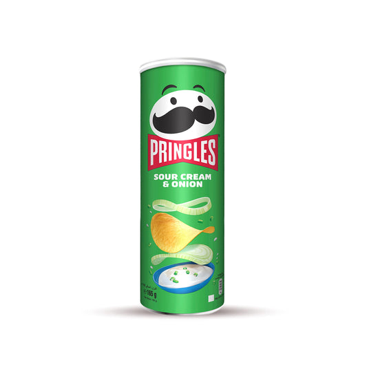 Pringles Potato Chips Sour Cream & Onion Flavor 107 g