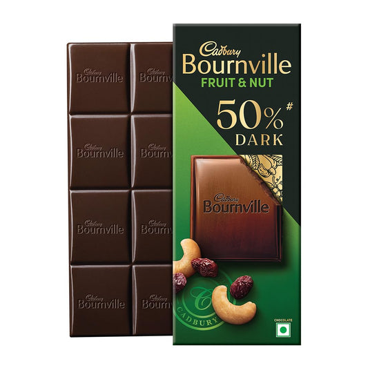 Cadbury Bournville Dark Fruit & Nut Chocolate Bar, 78 g