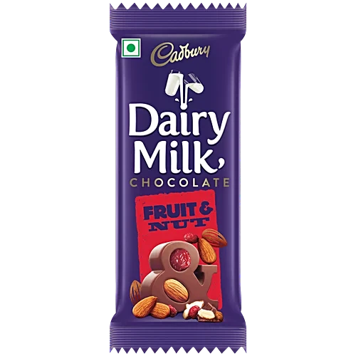 Cadbury Dairy Milk Fruit & Nut Chocolate Bar, 75 g
